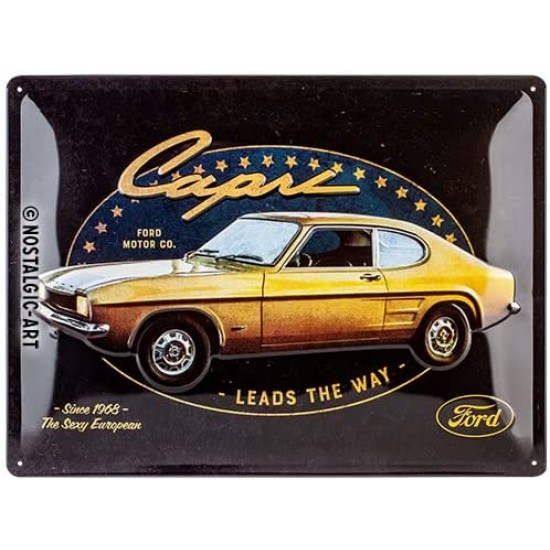 Placa metalica Ford Capri Retro 30x40cm