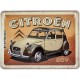 Placa metalica Citroen - 2CV 15x20cm