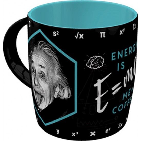 Cana ceramica Einstein - Energy = Me + Coffee