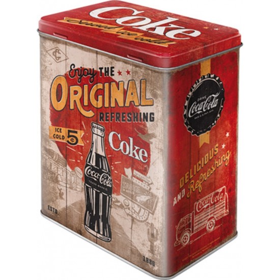 Cutie metalica L Coca-Cola - Original Coke Highway 66