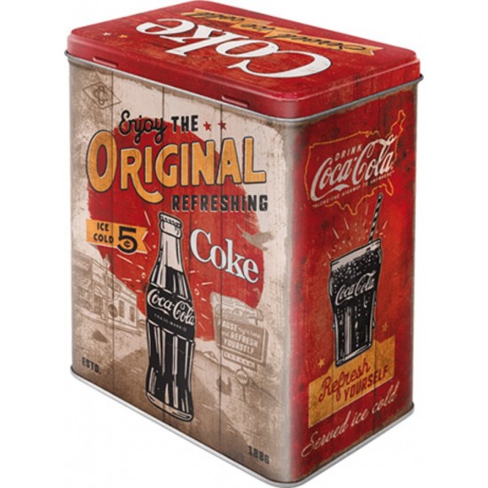 Cutie metalica L Coca-Cola - Original Coke Highway 66