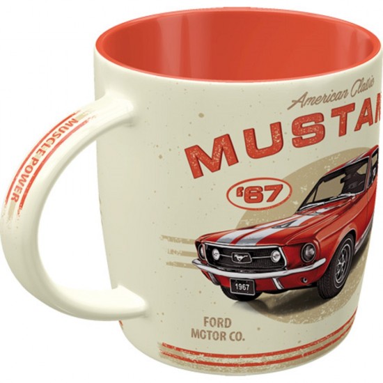 Cana ceramica Ford Mustang GT 1967 Red 330 ml