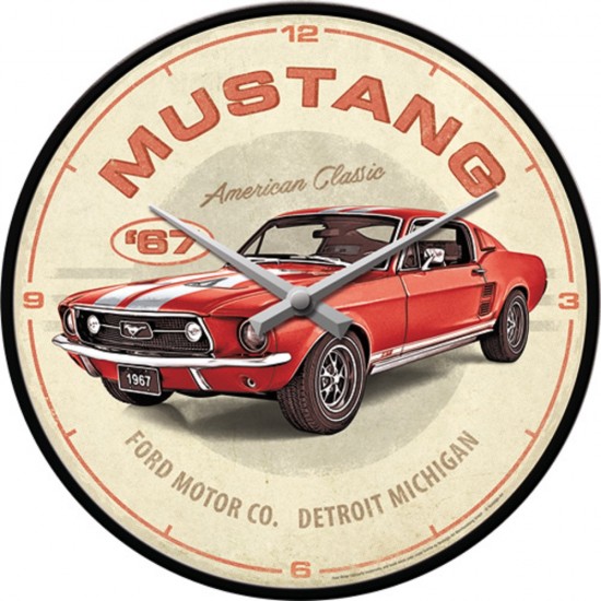 Ceas de Perete Ford Mustang GT 1967 Red