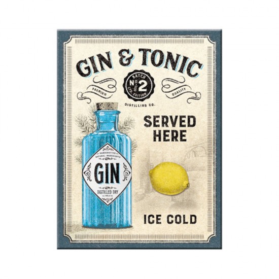 Magnet Gin & Tonic Served Here