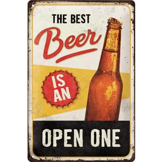 Placa decor The Best Beer is an Open One - Special Edition 20x30cm