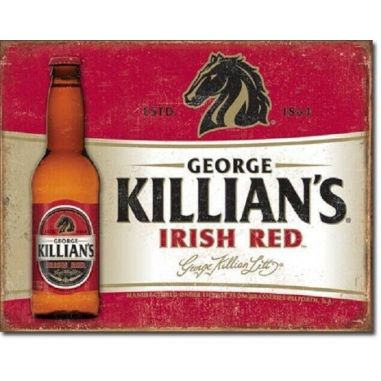 Placa metalica decor Killian's Irish Red 30x40cm