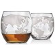 Set decantor glob whisky si cuburi pentru racire