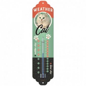 Termometru metalic - Weather Cat